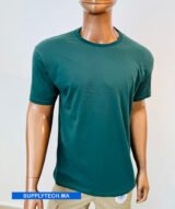 T-shirts vert foncé essentiel coton unisexe - manches courtes – Image 3