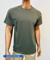 T-shirts kaki essentiel coton unisexe - manches courtes – Image 3