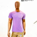 T-shirt violet de Sublimation en Polycoton