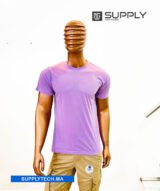 T-shirt violet de Sublimation en Polycoton