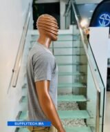 T-shirts gris chiné essentiel coton unisexe - manches courtes – Image 3