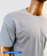 T-shirts Gris claire essentiel coton unisexe - manches courtes – Image 5