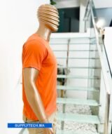 T-shirts orange essentiel coton unisexe - manches courtes – Image 2