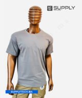 T-shirts Gris claire essentiel coton unisexe - manches courtes