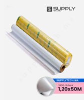 Bâche 1,20 x 50 M Blanche Imprimable Laminée –340 brillant