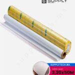 Bâche 3,20 x 50 M Blanche Imprimable Laminée –340 Matt