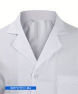 Blouse de Travail Professionnelle – Blanc – Image 9