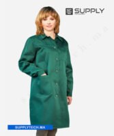 Blouse de Travail Professionnelle – vert – Image 4