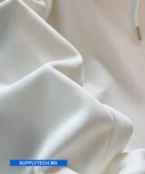 Sweat à capuche premium blanc unisexe avec poche Kangourou-coton – Image 4