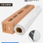 Adhésif Micro-perforé 1,37x 50 M One Way Vision – Dos Noir