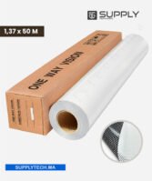 Adhésif Micro-perforé 1,37x 50 M One Way Vision – Dos Noir