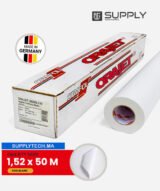 vinyle 1,60 x 50m imprimable ORAJET series 3620 - Brillant dos Blanc