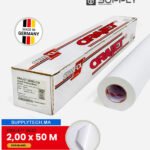 vinyle 2,00 x 50m imprimable ORAJET series 3620 - Brillant dos Blanc