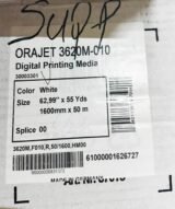 vinyle 1,60 x 50m imprimable ORAJET series 3620 - matt dos Blanc – Image 2