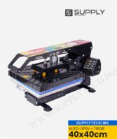 Presse à Textile Ouverture automatique et Tiroir Coulissant 40 x 40 cm