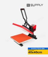 Presse à chaud manuelle rouge 38x38 cm - Avec écran tactile – Image 3