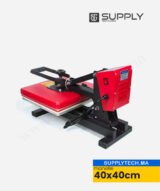 Presse à chaud manuelle rouge 38x38 cm - Avec écran tactile – Image 4