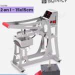 Presse à casquettes écrans tactile 2 en 1 - élément 15x15 cm