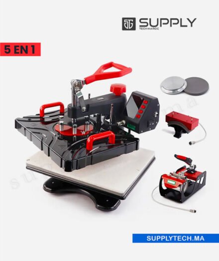 Presse à Chaud  38x29 cm 5 en 1 Multifonctions standard – Modèle P8100