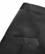 Tablier de Cuisine noir long unisexe Professionnel en Polyester avec Poches – Image 7