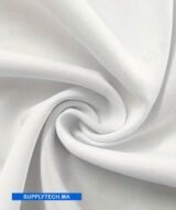 Tablier de Cuisine blanc long unisexe Professionnel en Polyester avec Poches – Image 4