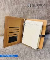 Bloc-notes A5 élégant avec fermeture a boucle métallique  - Gris noir – Image 5