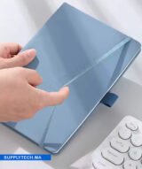 Carnet de Notes A5 avec couverture Rigide avec Élastique - Bleu marine – Image 5