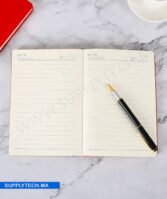 Carnet de Notes A5 avec couverture Rigide avec Élastique - Noir – Image 10