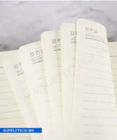 Carnet de Notes A5 avec couverture Rigide avec Élastique - Noir – Image 6