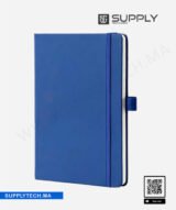 Carnet de Notes A5 avec couverture Rigide avec Élastique - Bleu