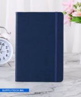 Carnet de Notes A5 avec couverture Rigide avec Élastique - Bleu marine – Image 2