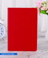 Carnet de Notes A5 avec couverture Rigide avec Élastique - Rouge – Image 4