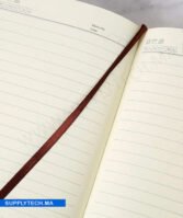 Carnet de Notes A5 avec couverture Rigide avec Élastique - Noir – Image 9