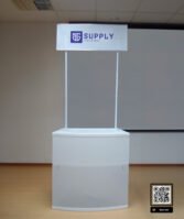 Comptoir d'accueil ( dégustation ) promotionnel avec fronton - PVC – Image 2