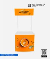 Comptoir d'accueil ( dégustation ) promotionnel avec fronton - PVC – Image 6