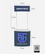 Comptoir d'accueil ( dégustation ) promotionnel avec fronton - PVC – Image 4