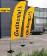 Beach Flag avec Pied Platine Carré - 4,80 m de hauteur – Image 8