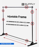 Structure Photocall 3m x 2,40m ( Mur d’Images ) télescopique - ajustable – Image 10