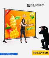 Structure Photocall 3m x 2,40m ( Mur d’Images ) télescopique - ajustable – Image 7