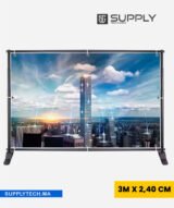 Structure Photocall 3m x 2,40m ( Mur d’Images ) télescopique - ajustable