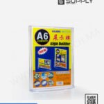 Porte-affiche Plexiglass Double Face – Format A6