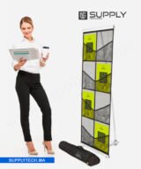 Présentoir pliant Brochure 8 poches en nylon ( promo )