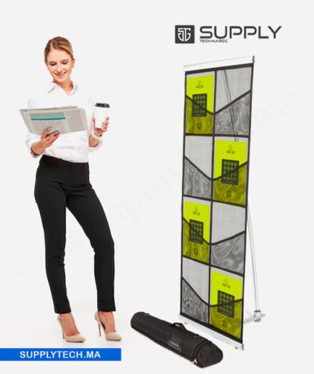 Présentoir pliant Brochure 8 poches en nylon ( promo )