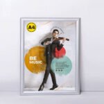 Cadre Affiche Clic Clac en Aluminium - Format A4 ( 21x29,7 cm )