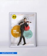 Cadre Affiche Clic Clac en Aluminium - Format A4 ( 21x29,7 cm )