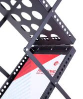 Porte-Brochures noir Pliable à 4 Niveaux – Format A4 – Image 5
