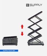 Porte-Brochures noir Pliable à 4 Niveaux – Format A4 – Image 6