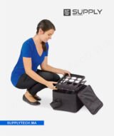 Porte-Brochures noir Pliable à 4 Niveaux – Format A4 – Image 4