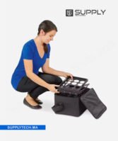 Porte-Brochures noir Pliable à 4 Niveaux – Format A4 – Image 4