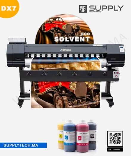 Imprimante de bache et vinyle Mimage éco-solvant 1m80cm - Tête DX7